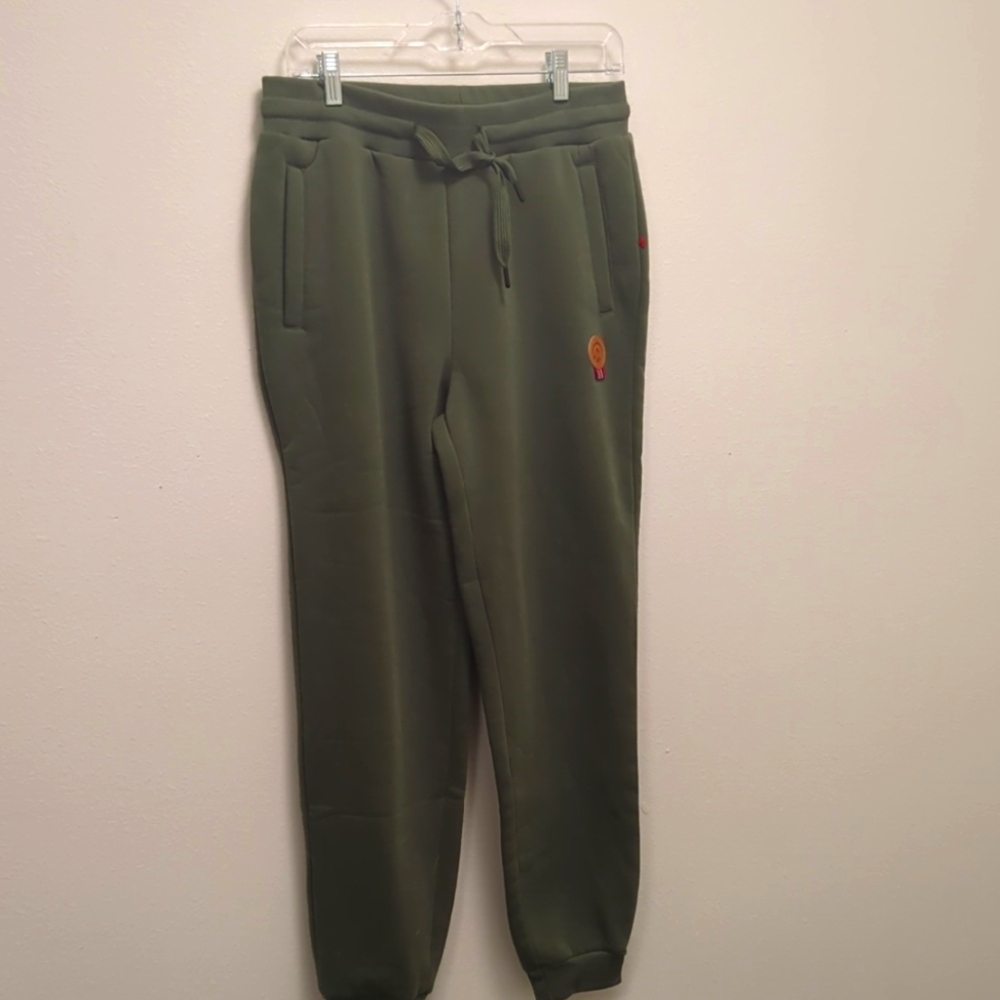 Rock Expedition Brand Norway 1905 Heavyweight Joggers - Olive Green - NWT
